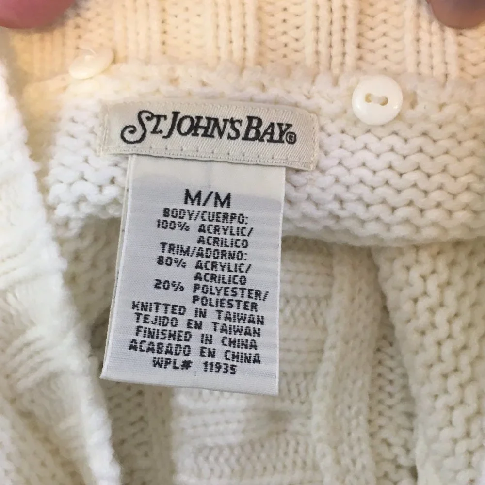 St. Johns Bay womens creamy